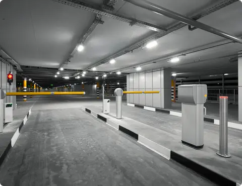 Corporate campus parking solution