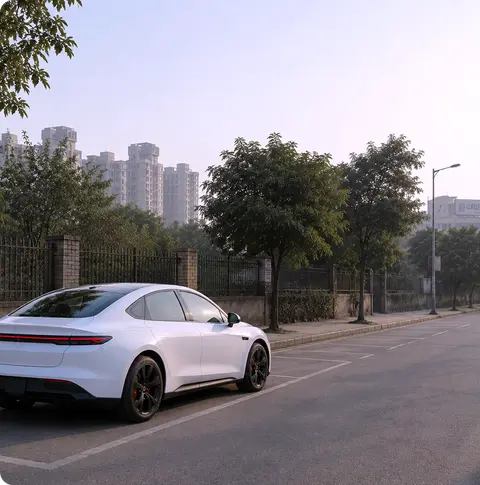 Street the in United Arab Emirates where Fleximodo deployed parking enforcement across multiple zones as part of a smart city initiative